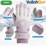 Waterproof Winter Ski Gloves – Purple