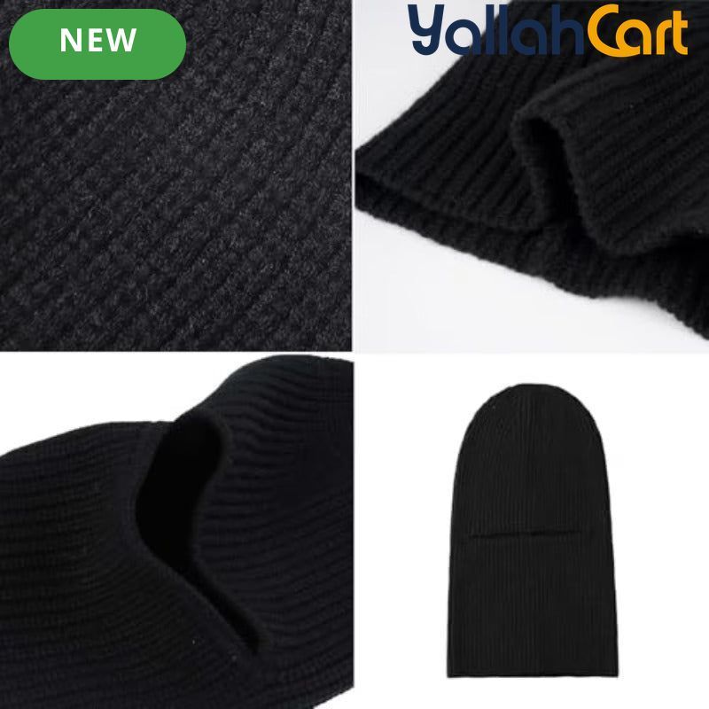 2-Piece Men’s Thermal Balaclava & Beanie Set