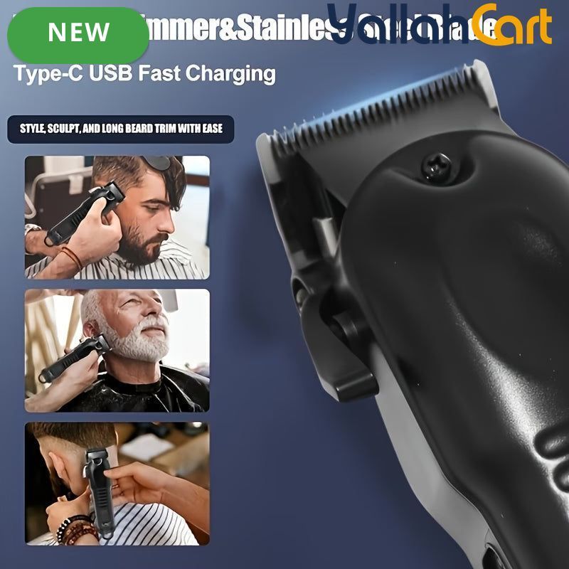 3-in-1 Hair Clippers for Men – Black