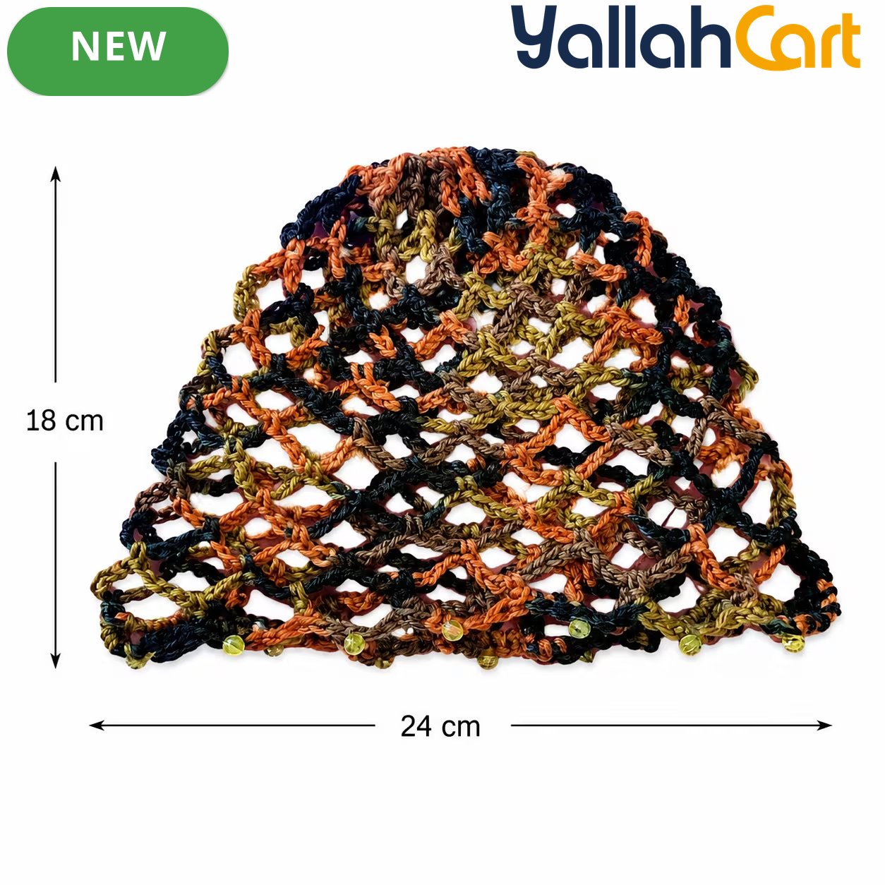 Premium Handmade Crochet Mesh Beanie