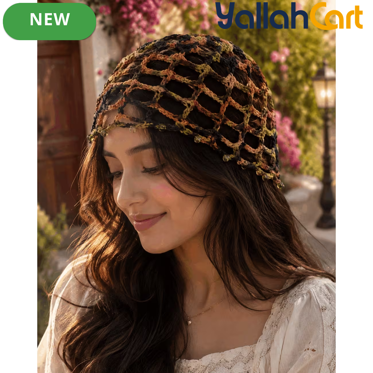 Premium Handmade Crochet Mesh Beanie