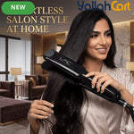 Ceramic Hair Straightener Flat Iron – White