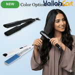 Ceramic Hair Straightener Flat Iron – White
