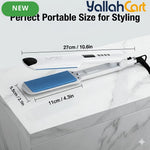 Ceramic Hair Straightener Flat Iron – White