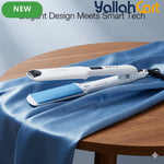 Ceramic Hair Straightener Flat Iron – White