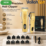 Cordless Hair Clippers with LED Power Display – Golden