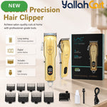 Cordless Hair Clippers with LED Power Display – Golden