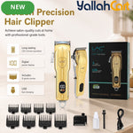 Cordless Hair Clippers with LED Power Display – Golden