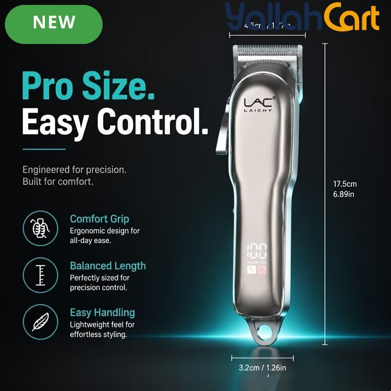 Rose Golden Metal Housing Electric Hair Cutting Trimmer
