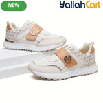 Desai Women's Breathable Slip-On Sneakers – Lightweight Non-Slip Walking Shoes