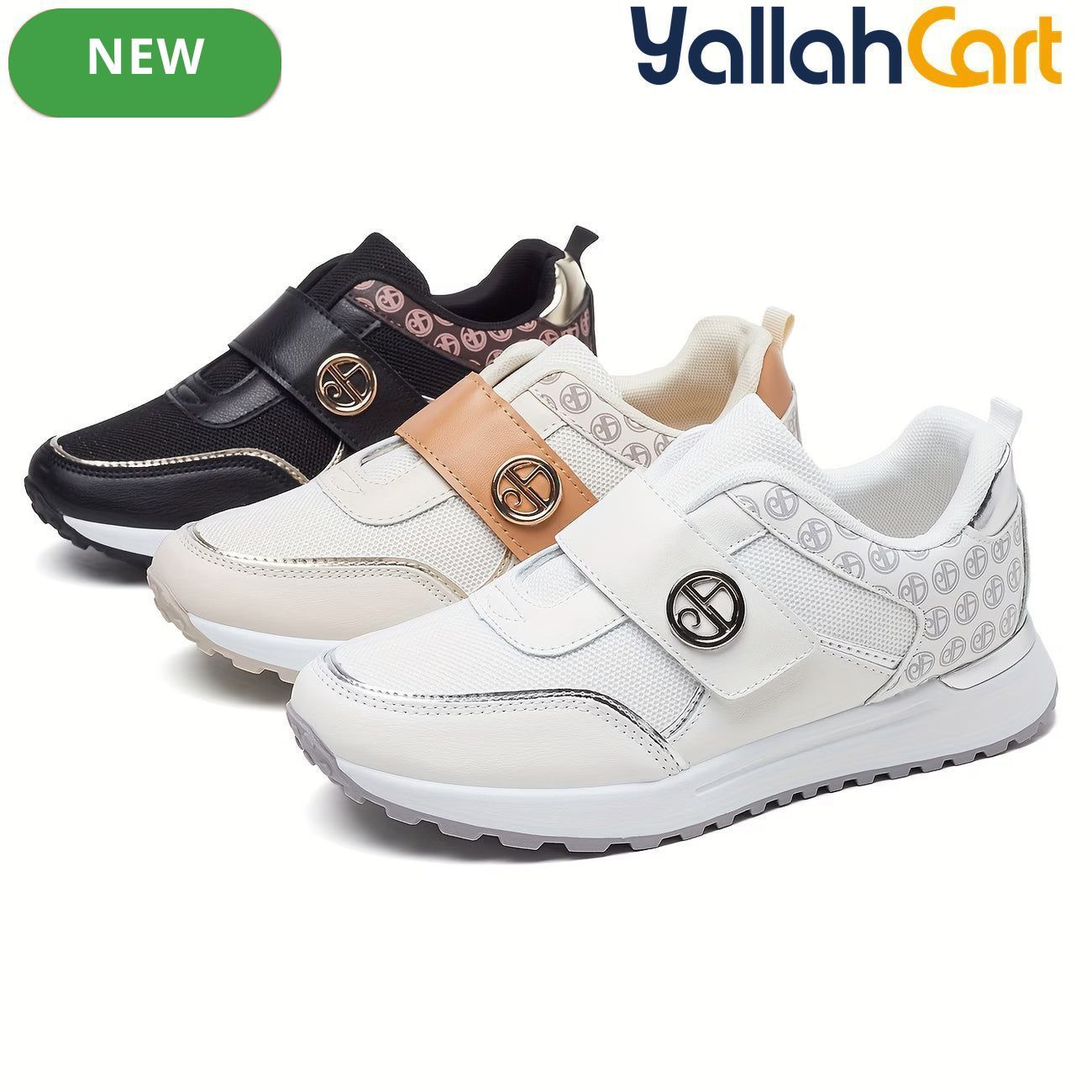 Desai Women's Breathable Slip-On Sneakers – Lightweight Non-Slip Walking Shoes