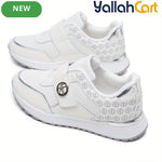 Desai Women's Breathable Slip-On Sneakers – Lightweight Non-Slip Walking Shoes