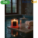 Premium Soy Wax Scented Candle in Glass Jar – Fragrant Essential Oil Candle for Home & Relaxation