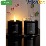 Premium Soy Wax Scented Candle in Glass Jar – Fragrant Essential Oil Candle for Home & Relaxation