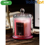 Premium Soy Wax Scented Candle in Glass Jar – Fragrant Essential Oil Candle for Home & Relaxation