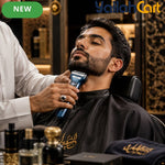 Rechargeable Men’s Grooming Kit Foil Shaver with Replaceable Heads – Deep Blue