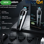 Silvery Cordless Precision Hair Detail Trimmer – 180 Min Runtime