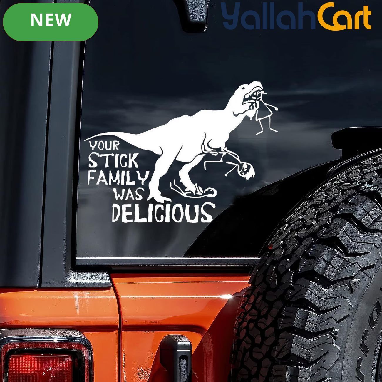 Cute Dinosaur Vinyl Sticker