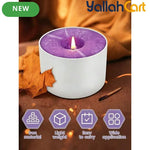 12-Piece Metal Candle Jars with Wood-Texture Lids – 4/8 oz Candle Making & Storage Containers