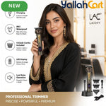 Golden Metal Embossed Cordless Hair Clipper USB Rechargeable LCD Display Trimmer Kit