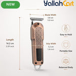 Classic Retro Metallic Hair Edger Trimmer – Coffee Color