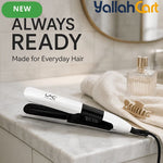Durable Hair Straightening Iron White – Adjustable Heat Flat Iron