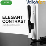 Durable Hair Straightening Iron White – Adjustable Heat Flat Iron