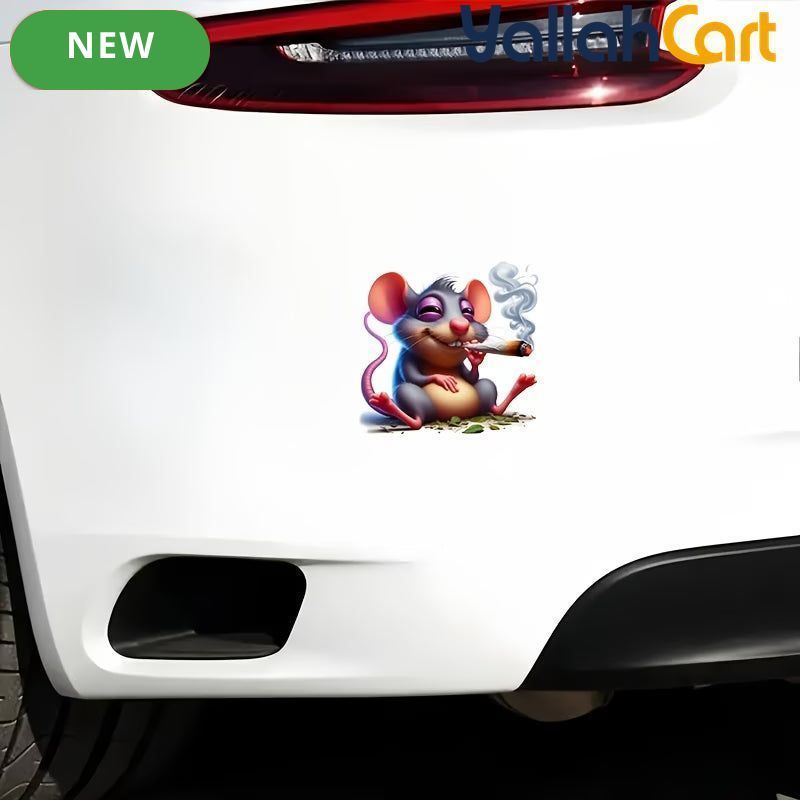Cool Mouse Vinyl Sticker