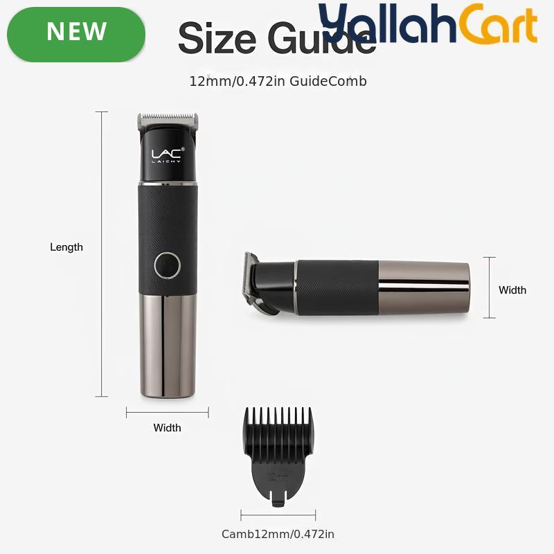 Luxury Black-Golden Electric Hair Trimmer – Cordless Precision Clipper for Men