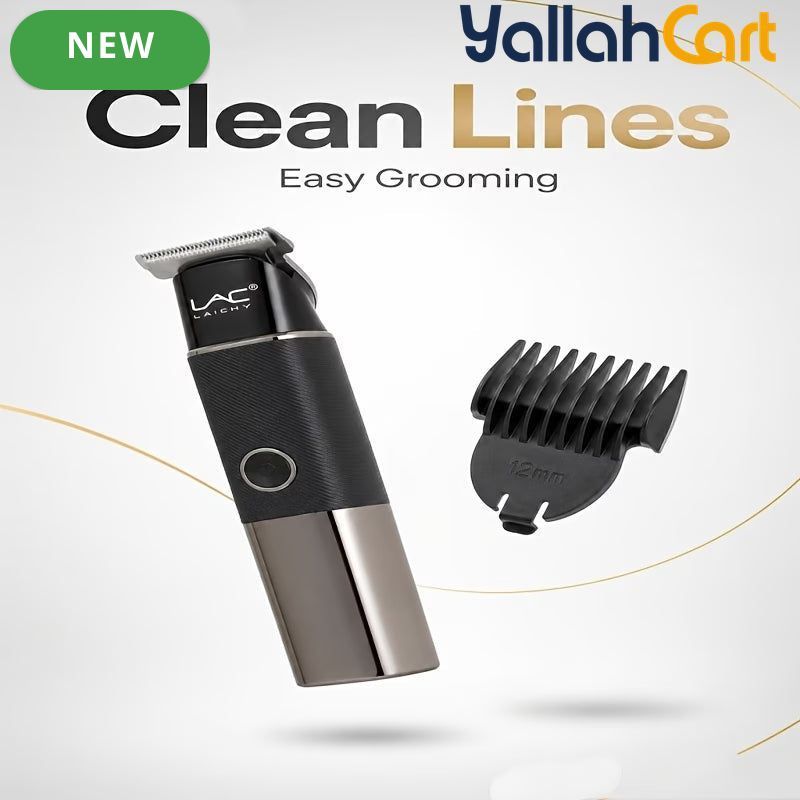Luxury Black-Golden Electric Hair Trimmer – Cordless Precision Clipper for Men