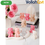 30-Piece Little Bear Scented Candles – Smokeless Decorative Candles for Home & Birthdays