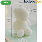 30-Piece Little Bear Scented Candles – Smokeless Decorative Candles for Home & Birthdays
