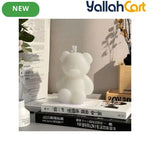 30-Piece Little Bear Scented Candles – Smokeless Decorative Candles for Home & Birthdays