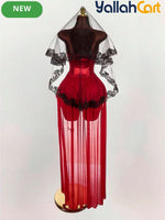Women's Y2K Gothic Lace Corset Dress