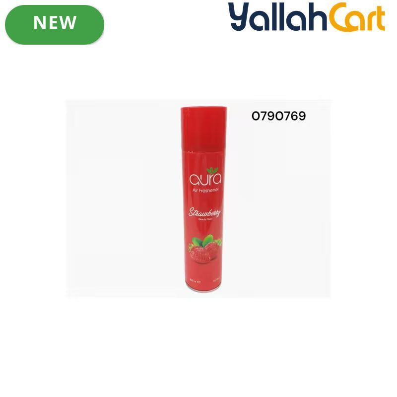 AURA Strawberry Air Freshener – 300ml Fruity Fragrance