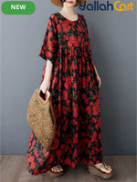 Elegant A-Line Ball Gown Dress with Collar & Batwing Sleeves