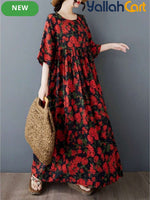 Elegant A-Line Ball Gown Dress with Collar & Batwing Sleeves