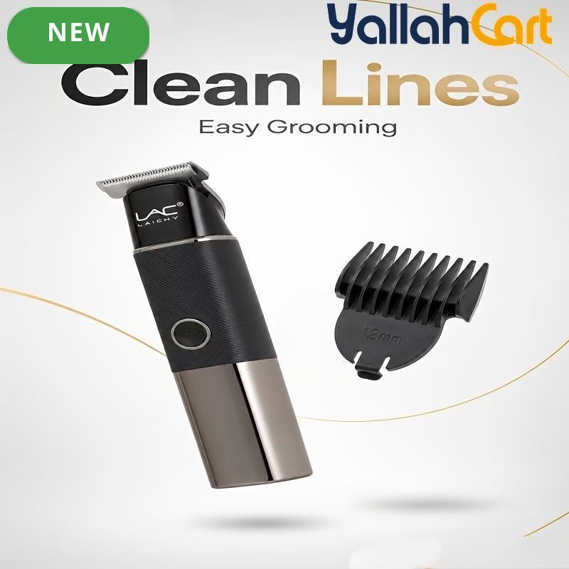 Luxury Black-Golden Electric Hair Trimmer – Cordless Precision Clipper for Men