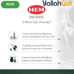 HEM Jasmine Backflow Incense Cones – 40-Piece Brown Jasmine Fragrance Cones