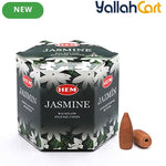 HEM Jasmine Backflow Incense Cones – 40-Piece Brown Jasmine Fragrance Cones