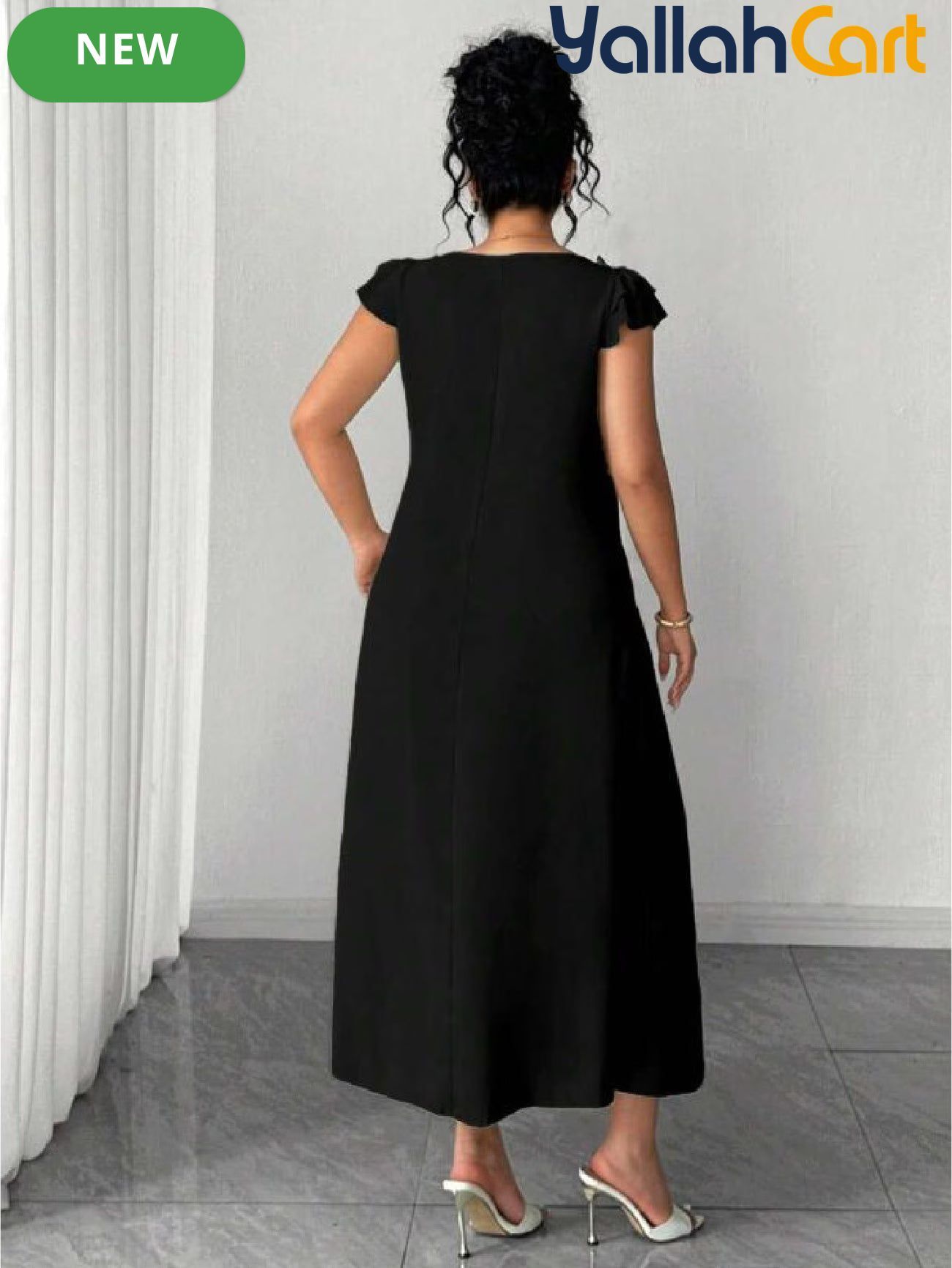 Elegant Green Lace Patchwork Square Neck Maxi Dress for Women