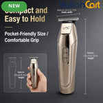 Premium Golden Metal End Hair Edger Trimmer – Coffee Color