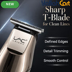 Premium Golden Metal End Hair Edger Trimmer – Coffee Color