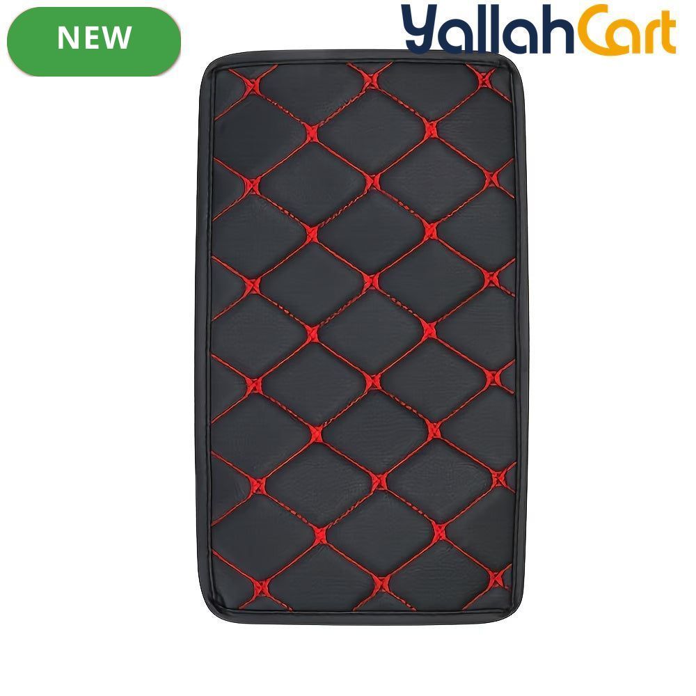 Car Center Armrest Mat PU Leather Armrest Protector Pad