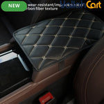 Car Center Armrest Mat PU Leather Armrest Protector Pad