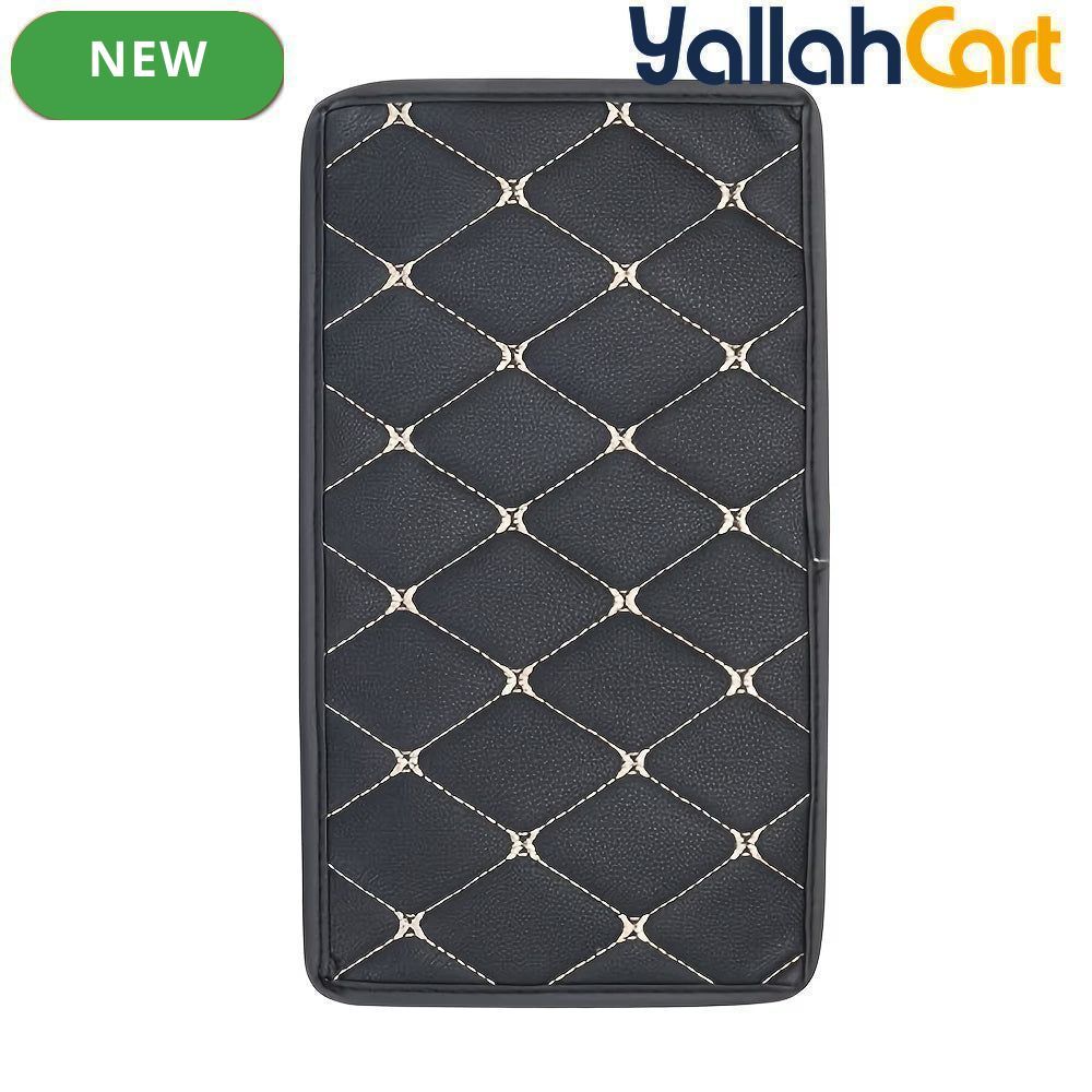 Car Center Armrest Mat PU Leather Armrest Protector Pad