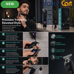 USB Rechargeable Hair Trimmer Barber Grooming Kit – Black