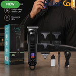 USB Rechargeable Hair Trimmer Barber Grooming Kit – Black