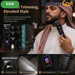 USB Rechargeable Hair Trimmer Barber Grooming Kit – Black