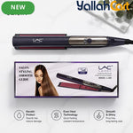 Professional Wide Plate Flat Iron – Black Pink Keratin Hair Straightener